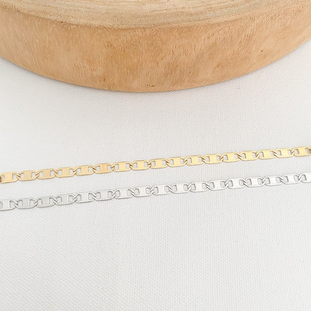 BRACELET STAINLESS STEEL | CHAIN LINK DESIGN. GOLD