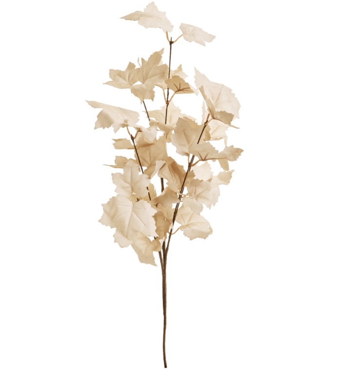 BRANCH MAPLE LEAF PLASTIC BEIGE
