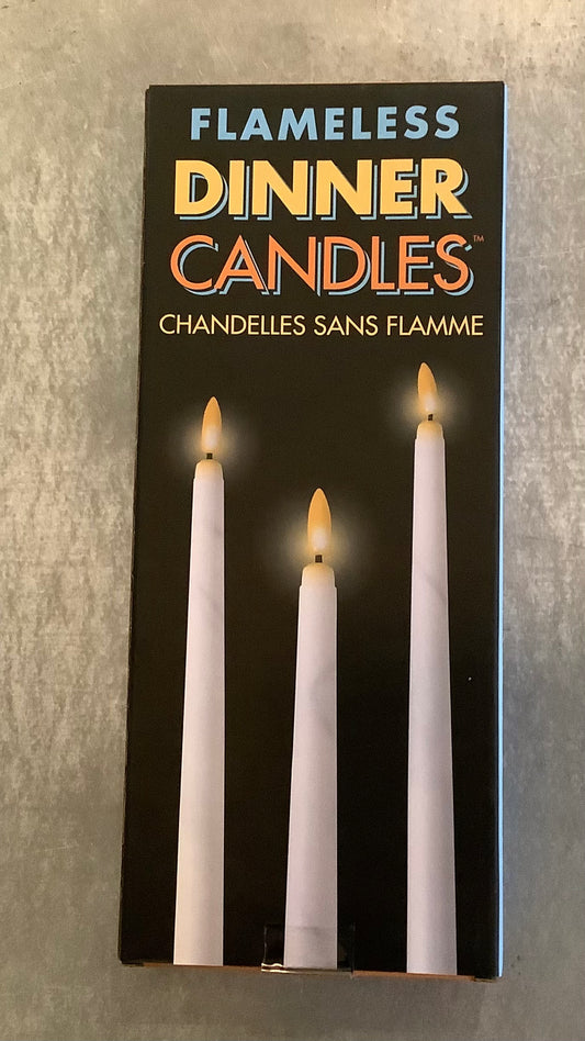 Flameless Taper Dinner Candles