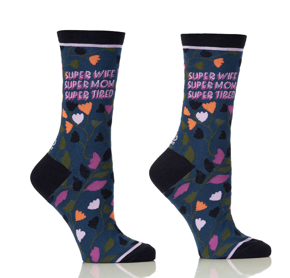 Women's Crew, Super Wife Super Mom Super Tired