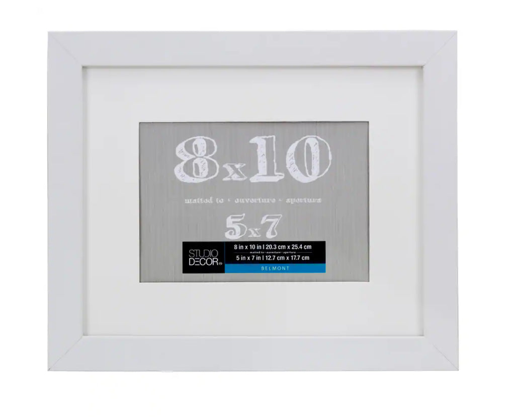 White Frame w. Mat
