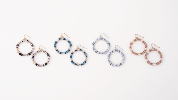 Square Bead Earrings