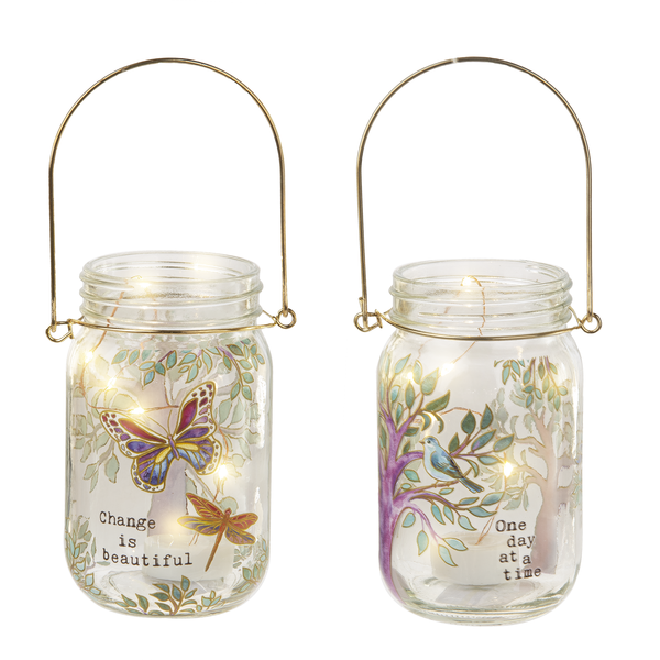 Mindfulness Gallery - Mason Jars Light Up Decor