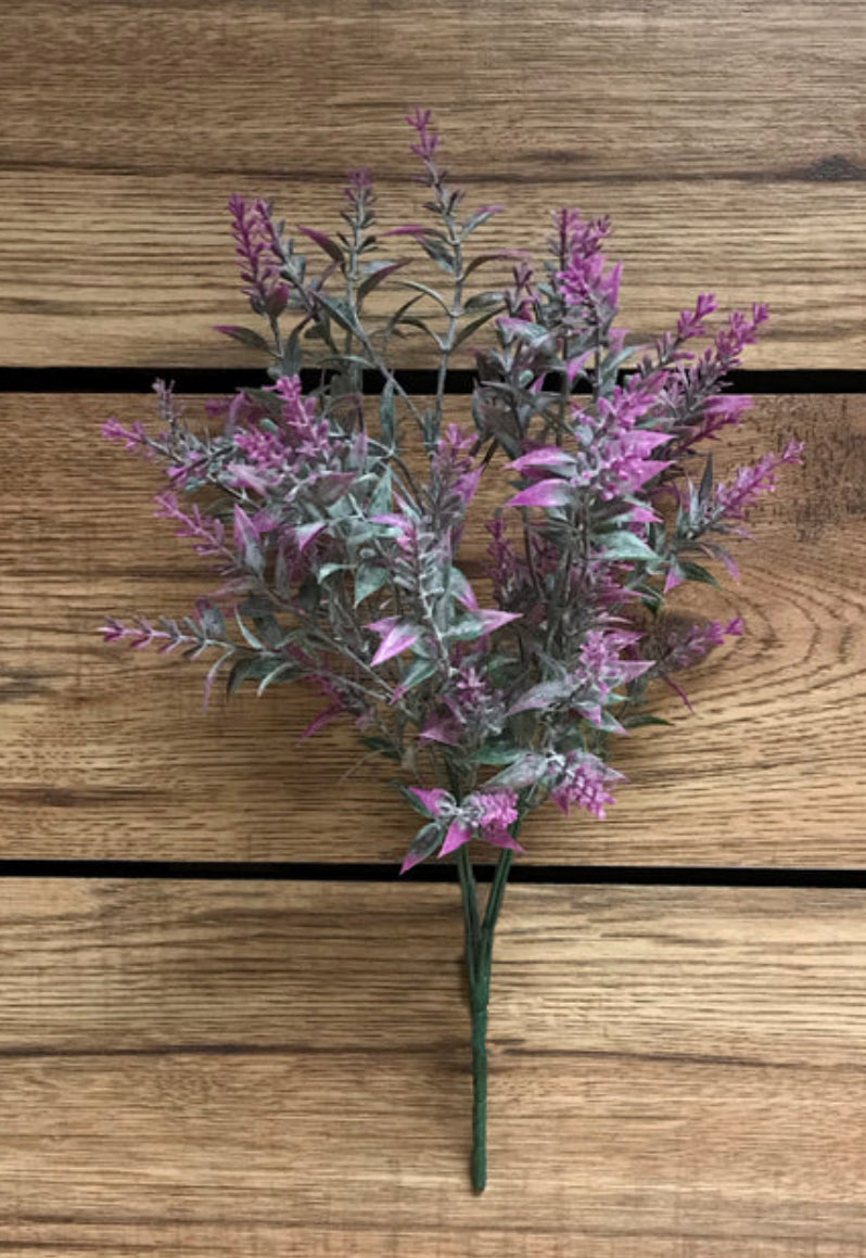 ITEM 10154 MV - 12" MAUVE LAVENDER BUSH