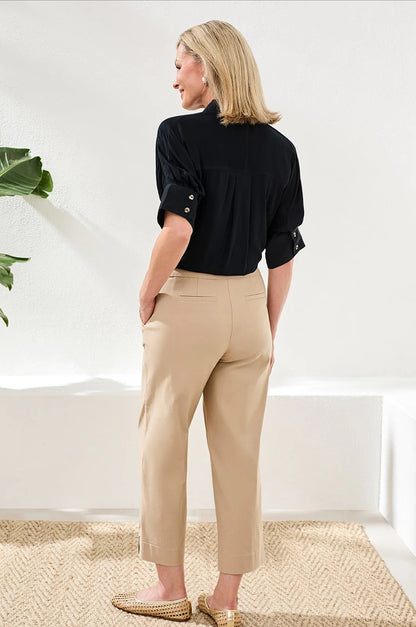 CAPRI PANTS FLATTEN IT® TUMMY CONTROL WIDE LEG PULL-ON
