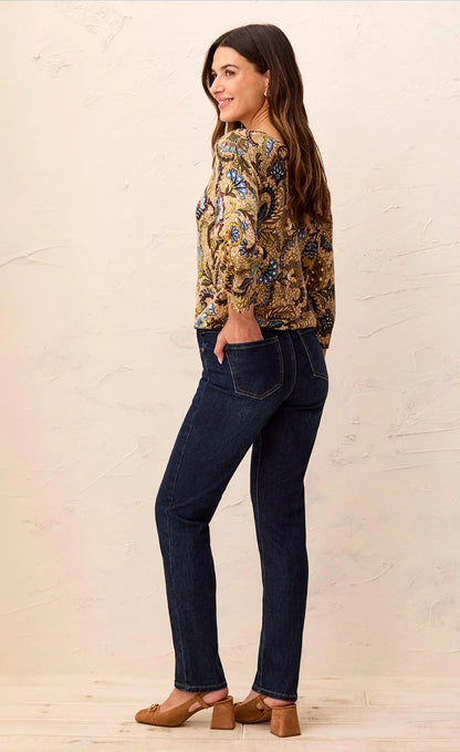 JEANS SOPHIA CURVY YEAR ROUND BASICS STRAIGHT LEG DENIM