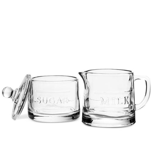 Classic Text Sugar Pot with Lid