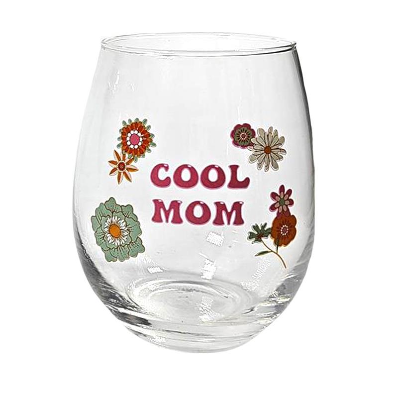 Wine Glass Cool Mom Stemless