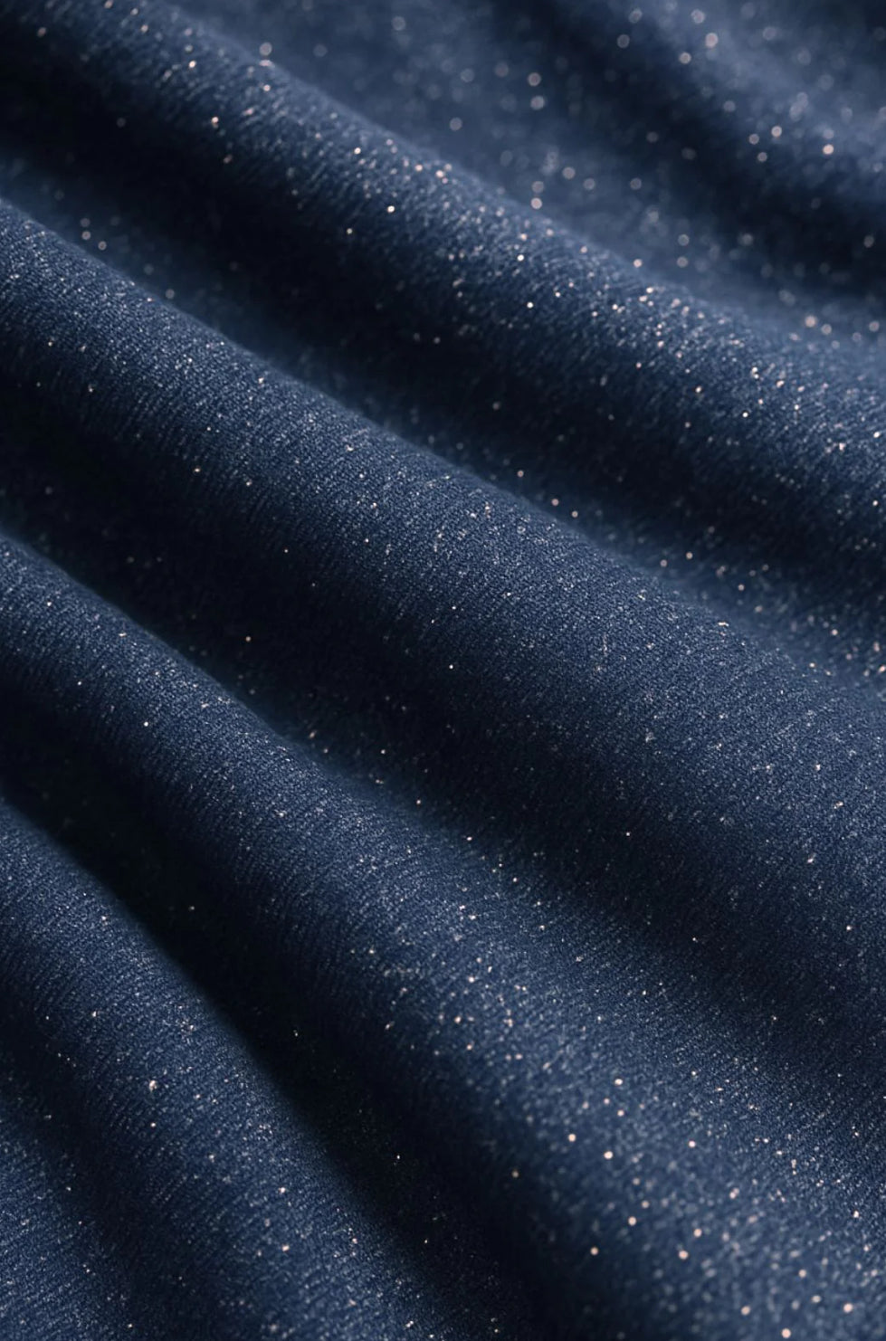 AUDREY MID RISE PULL-ON SLIM ANKLE GLITTER JEANS