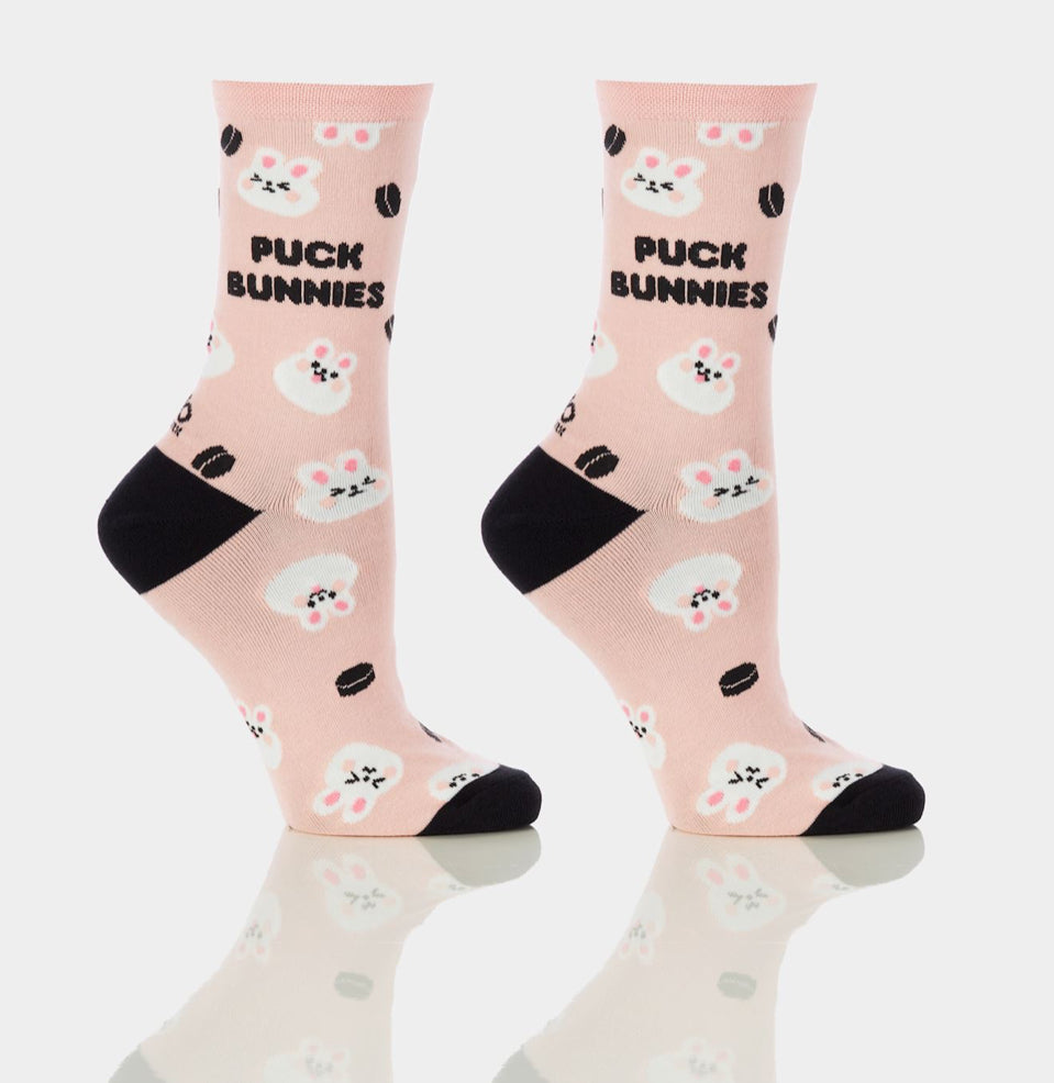 Women's Crew Sock, Puck Bunnies