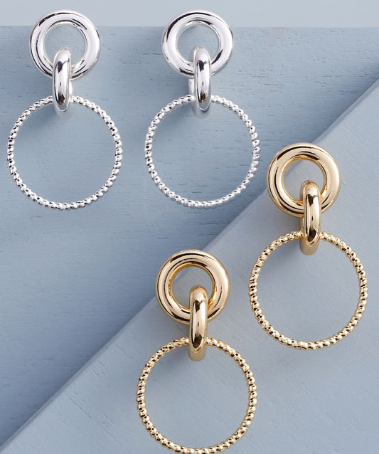 Legends Loop Earrings, 2 Asst.