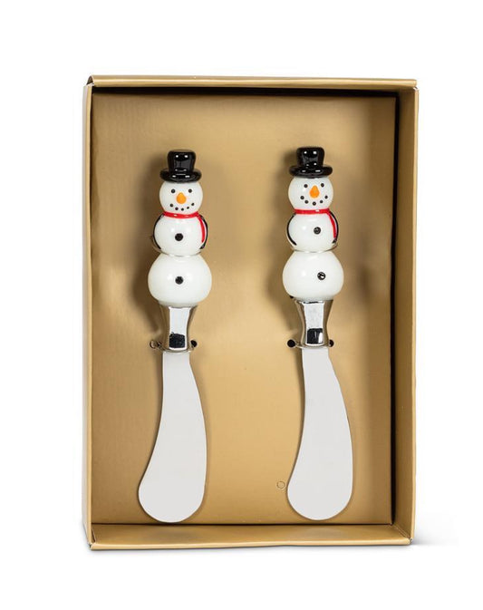 Snowman Topped Spreaders