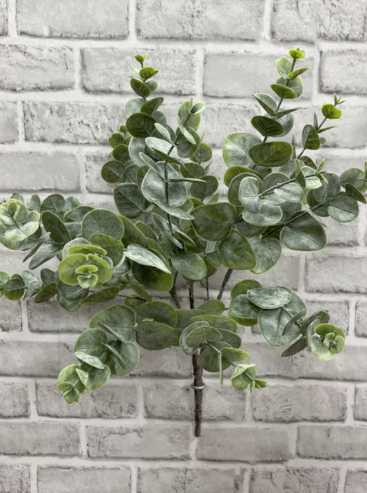 ITEM 11467 GR - 19" GREEN EUCALYPTUS BUSH