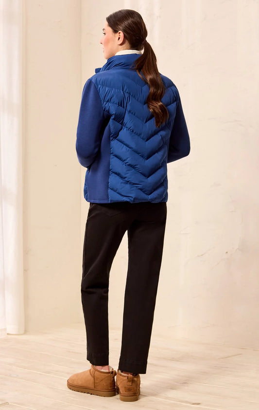 JACKET WATER REPELLENT HYBRID PUFFER WITH HOOD