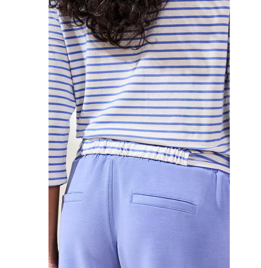 TOP SOFT MODAL BOAT NECK 3/4 SLEEVE WITH KNOT DETAIL