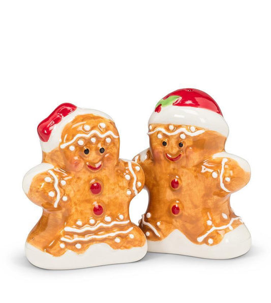 Gingerbread Man Salt & Pepper