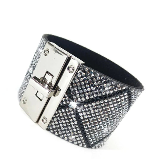 LITTLE BLACK DRESS COLLECTION CUFF HEMATITE
