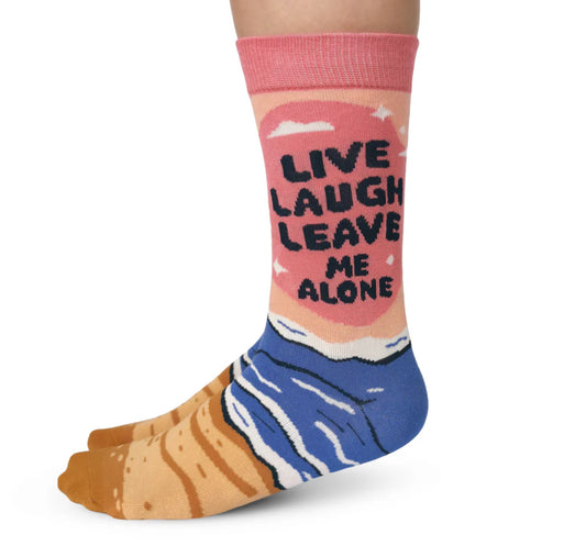 Women’s Crew Socks Live Laugh