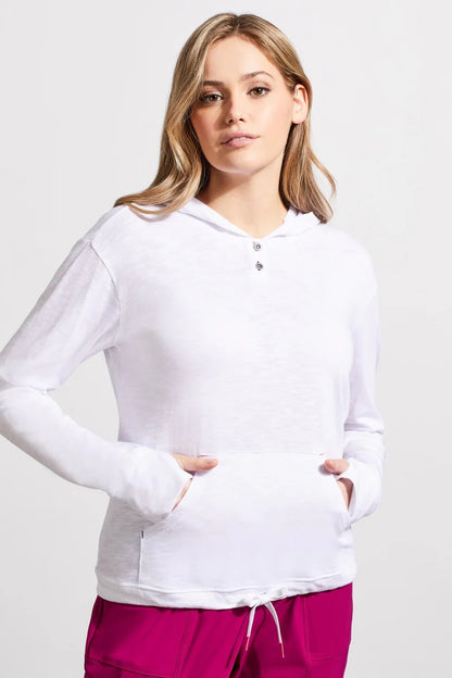 HOODED TOP WITH KANGAROO POCKET, 2 colours