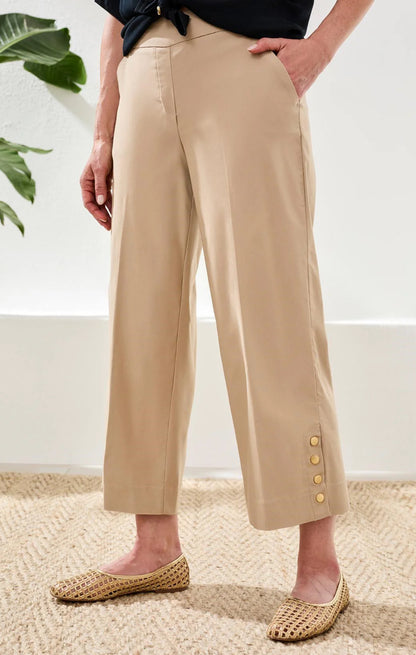 CAPRI PANTS FLATTEN IT® TUMMY CONTROL WIDE LEG PULL-ON
