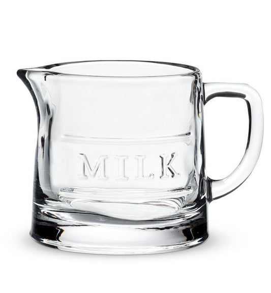 Classic Text Milk Jug