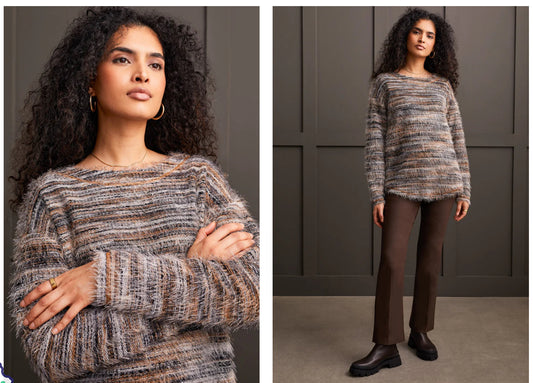 SOFT LUXE EYELASH SWEATER