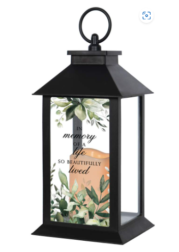 Lantern 13" clear beautifully