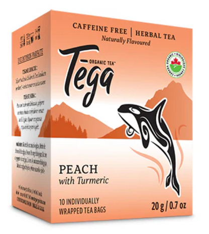 Peach Turmeric Organic Herbal Tea