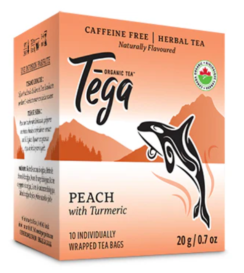 Peach Turmeric Organic Herbal Tea