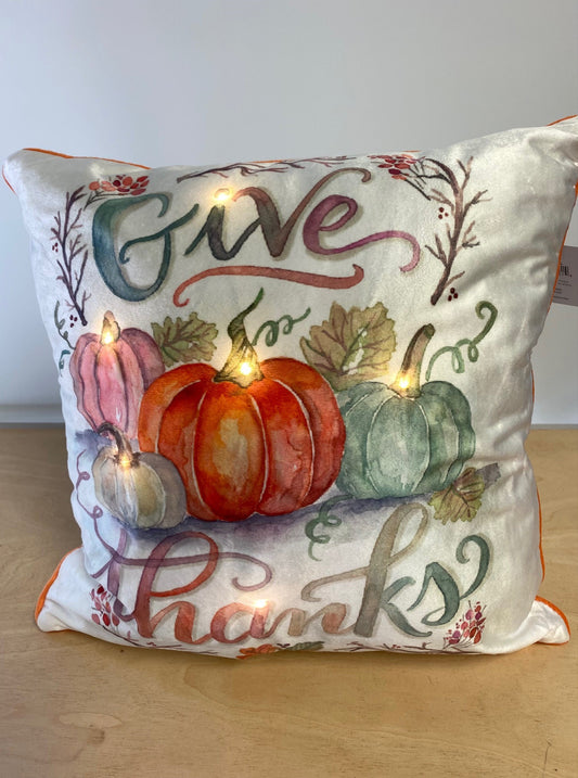 Pillow Velvet Give Thanks
