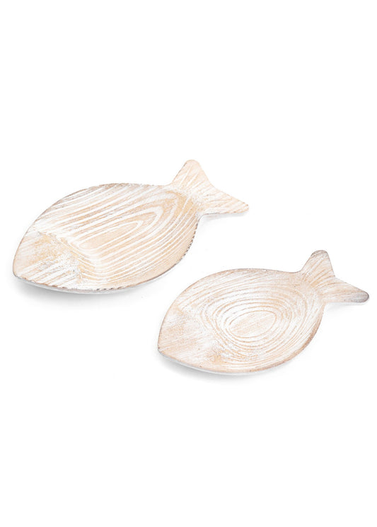 TRAYS S/2 FISH MDF NAT 8/9