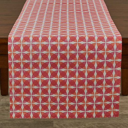 MIA TABLE RUNNER - 72"L - FUCHSIA