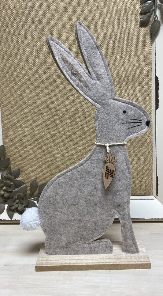 Small MDF/Plywood Felt Bunny